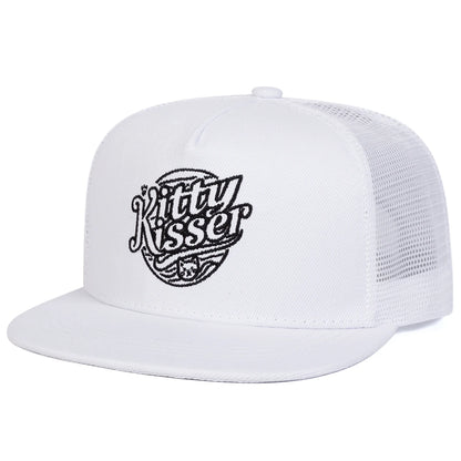 Kitty Kisser Embroidery Casual Snapback Cap