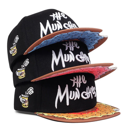 New Sweet Donut The Trendy Street Hip Hop Hat Skateboarding Hat Outdoor Sports Casual Sunshade Hat Male Female Same Baseball Hat Size 50-55cm