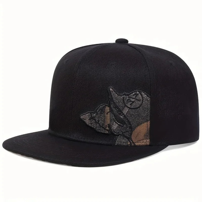 Skeleton Embroidered Unisex Hip-Hop Snapback Cap