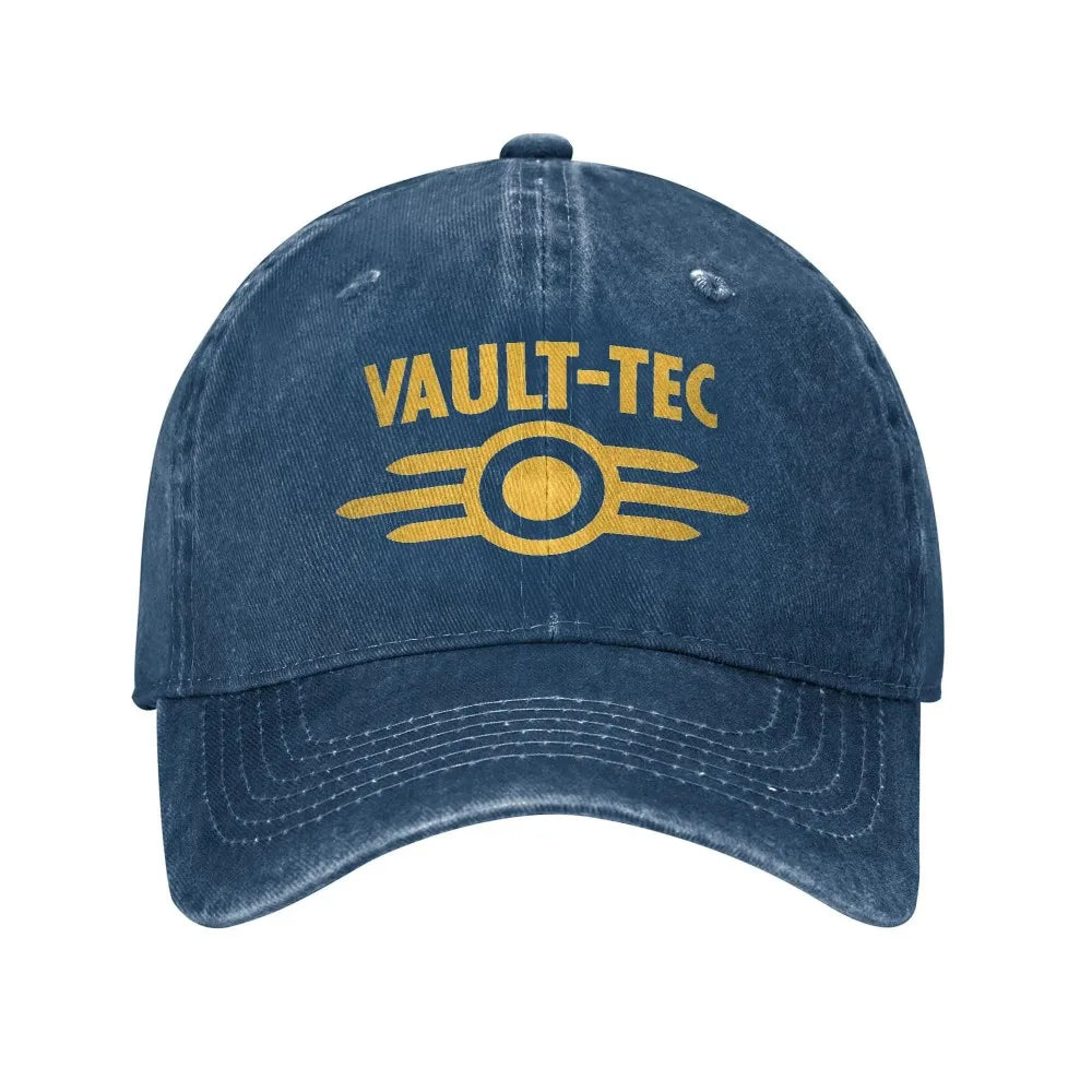 Vault Tec Logo Fallouted Game Sun Baseball Cap Unisex Teens