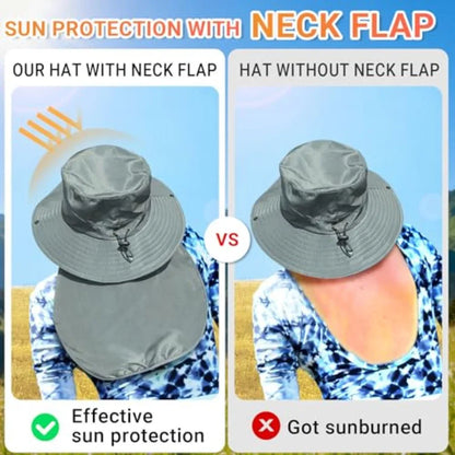 UPF 50+ UV Protection Safari Bucket Hat