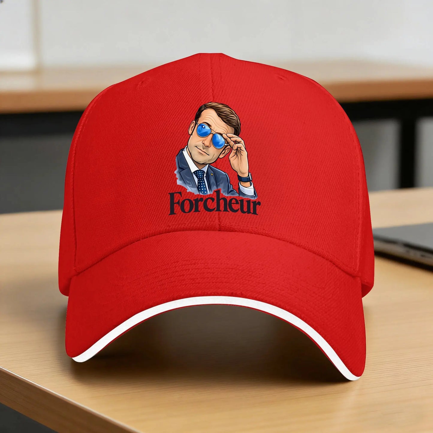 Emmanuel Macron Glasses Casual Baseball Cap Style