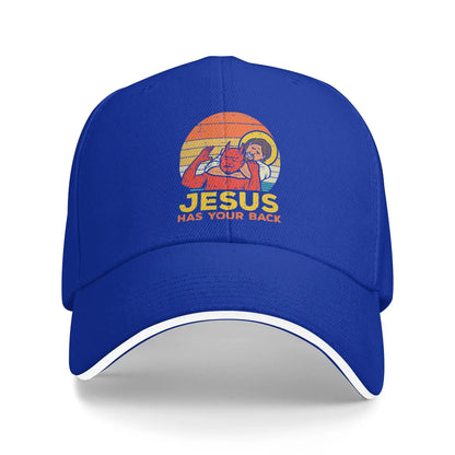Jesus Has Your Back Baseball Cap