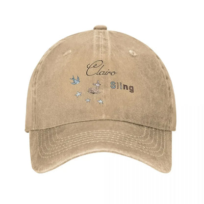 Clairo Singer Distressed Washed Baseball Cap Hat