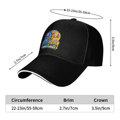 7th Birthday 67 Brainrot Tung Tung Tung Sahur Baseball Cap