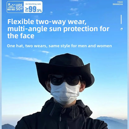 Waterproof Nylon Outdoor Sun Protection Bucket Hat