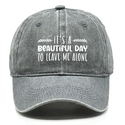 Vintage Washed Cotton Phrase Baseball Cap