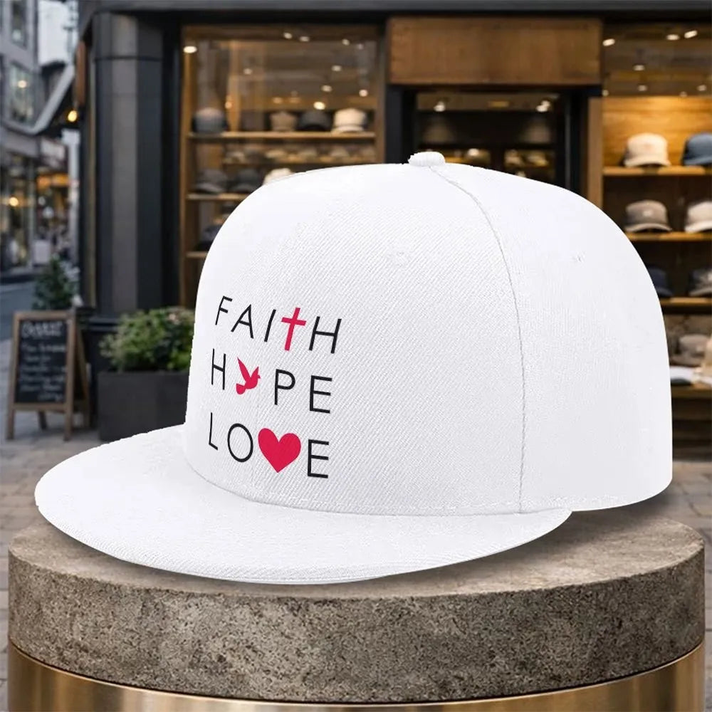 Faith Hope Love Snapback Cap