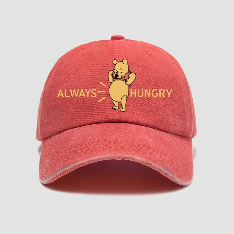 Cute Pooh Bear Adjustable Baseball Cap