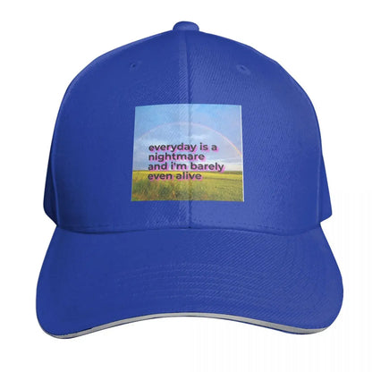 Inspirational Quote Low Profile Unstructured Baseball Cap