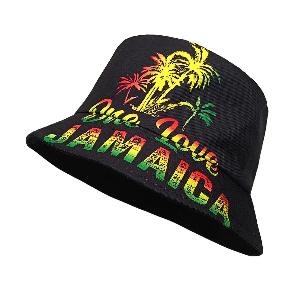 JANAICA One Love Print Bucket Hat Unisex