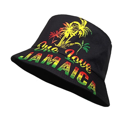 JANAICA One Love Print Bucket Hat Unisex