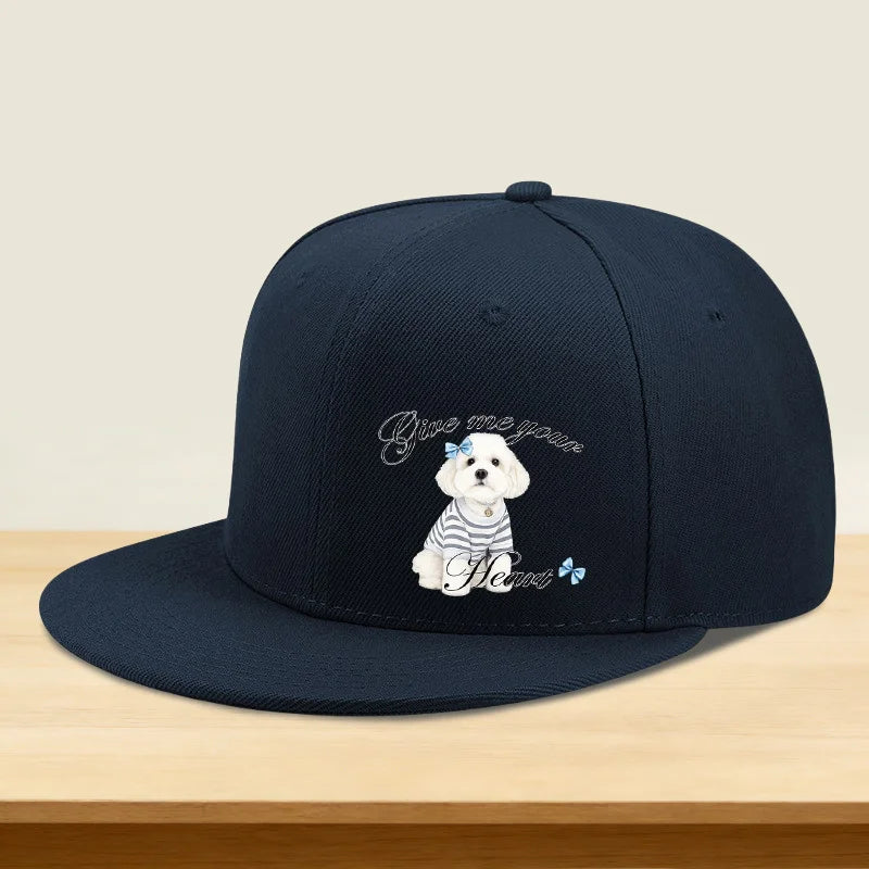 1pc Of "Give Me Your Heart" Cute Cap