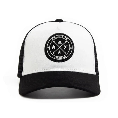 Summer Mesh Baseball Cap Women Men Snapback Hat Casual Breathable Letter Icon Unisex Hip Hop Trucker Caps Outdoor Sports Dad Hat Size 56-58cm
