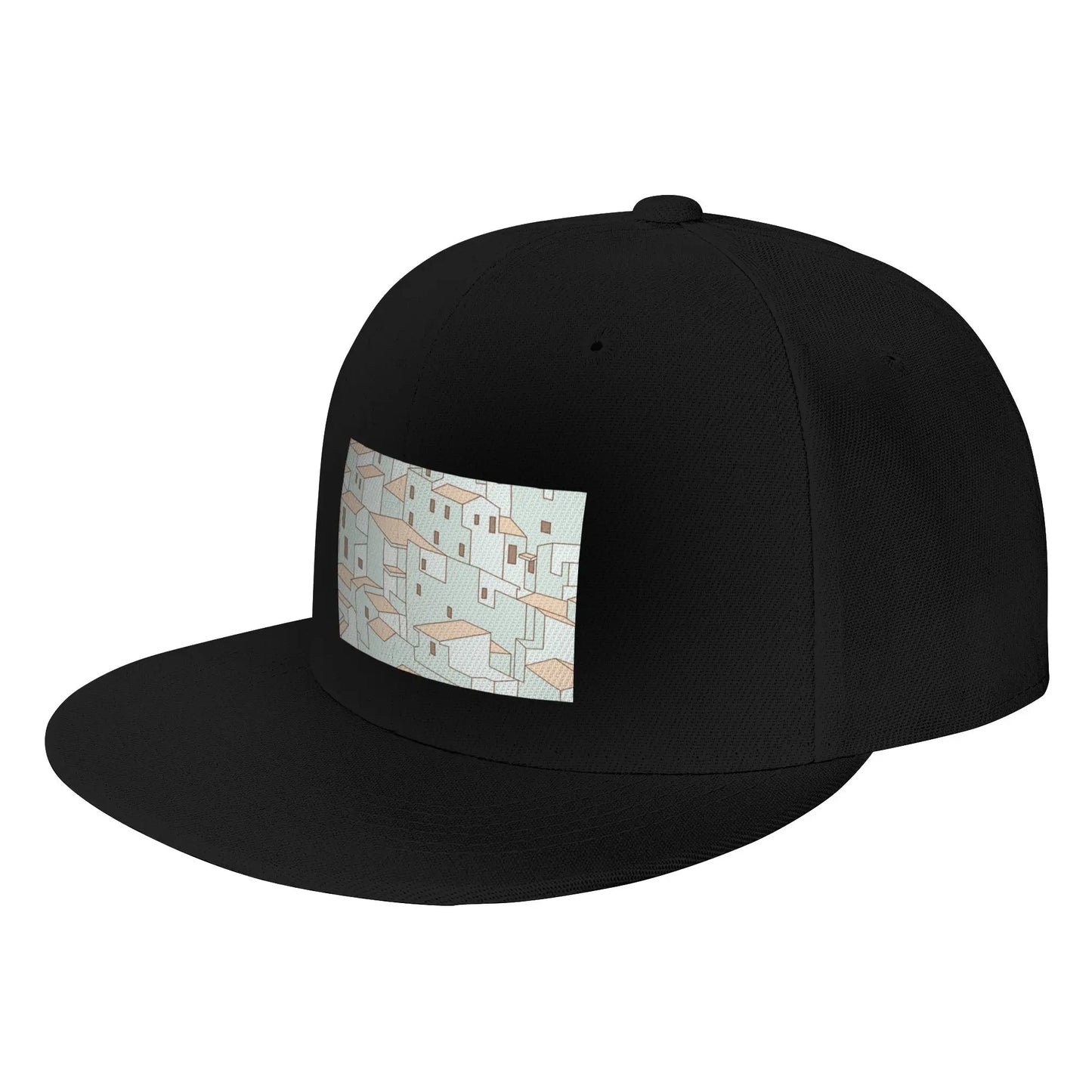 Fashion City Pattern Snapback Cap