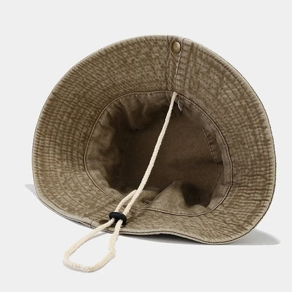Newest Custom Logo Cotton Outdoor Travel Bucket Hat