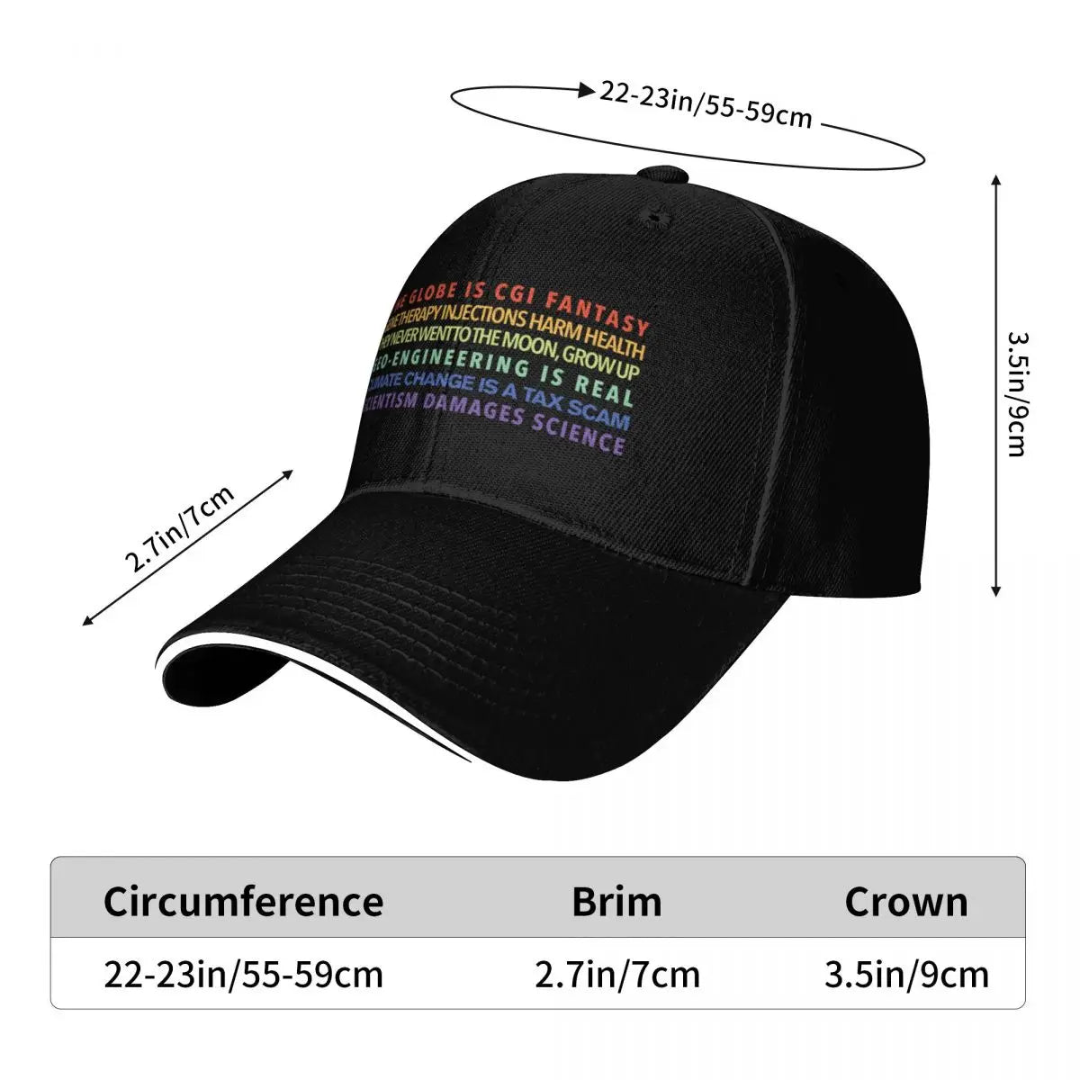 Scientism Is Stoopid Moisture Wicking Curved Brim Baseball Cap