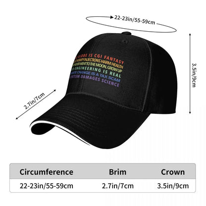 Scientism Is Stoopid Moisture Wicking Curved Brim Baseball Cap