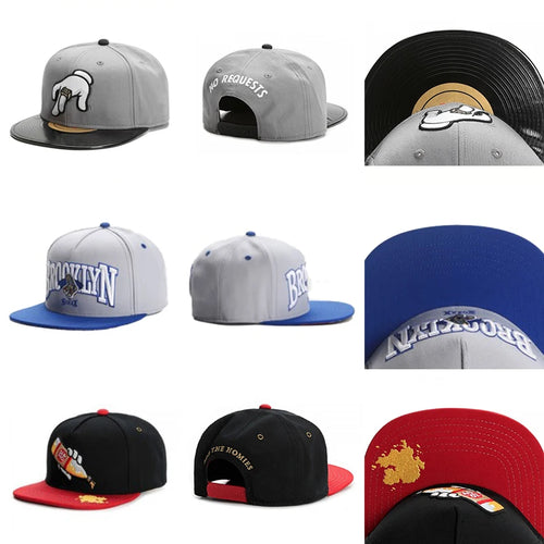 FASTBALL Cookie Embroidered Hip-Hop Snapback Cap