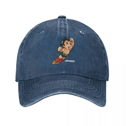 Astroboy Manga Distressed Snapback Baseball Cap