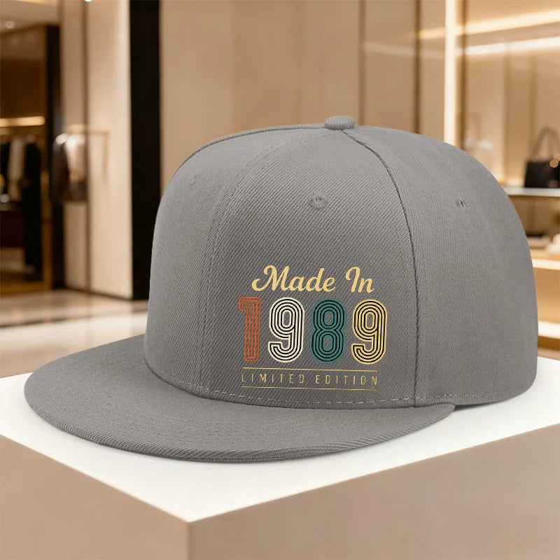 Made In 1989 Snapback Cap
