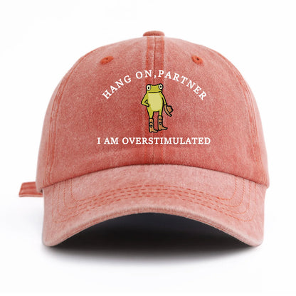 Cowboy Frog Meme Baseball Cap