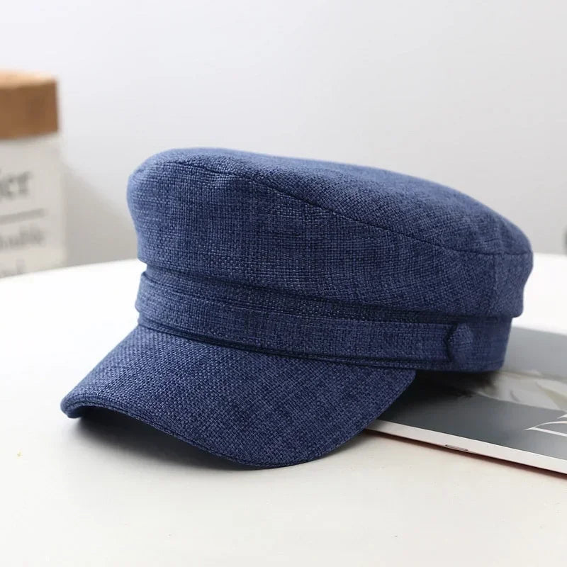 Spring And Summer Celebrity Beret Navy Hat Autumn And Winter