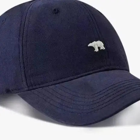 Summer Versatile Polar Bear Embroidered Baseball Cap With Large Brim For A Small Face, Unisex Duckbill Cap For Both Men And Women Size 55-60cm