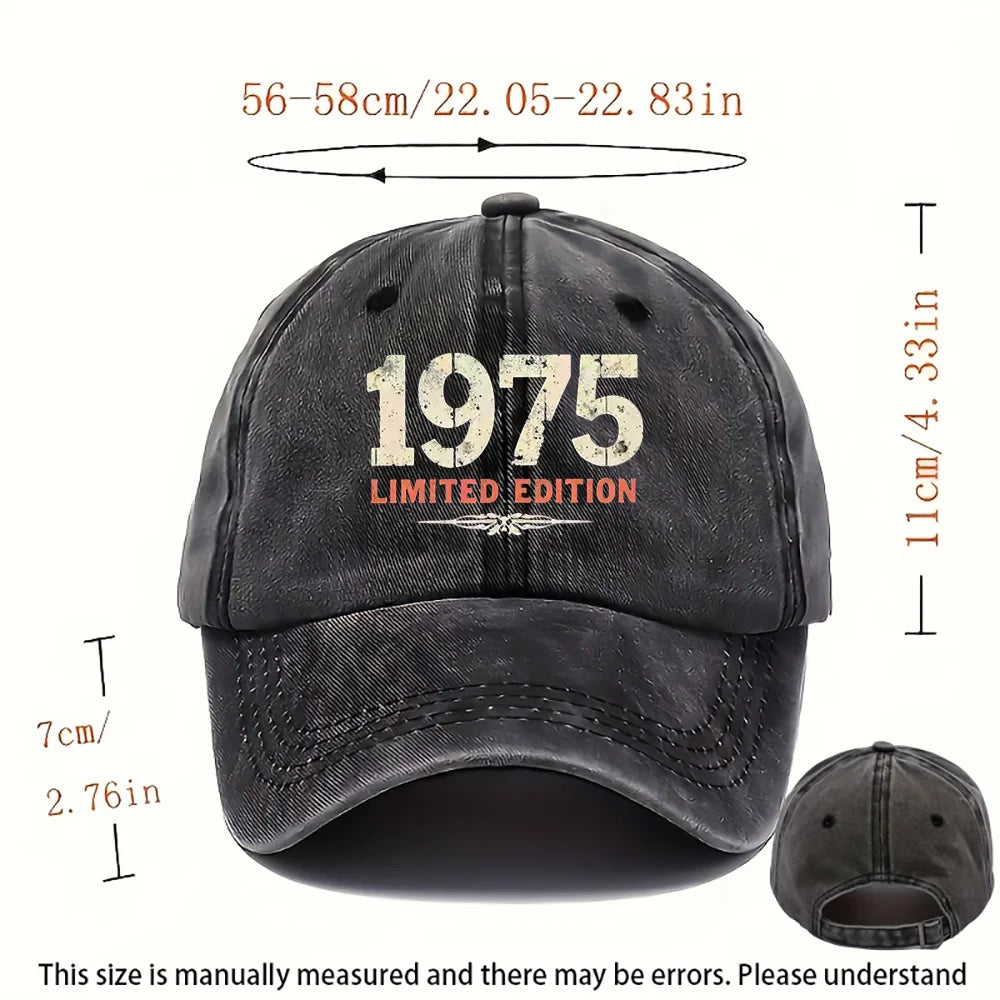 Retro 1975 Vintage Baseball Cap