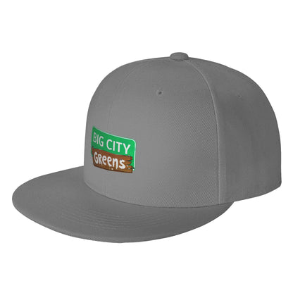 Big City Greens Show Flat Brim Golf Snapback Cap