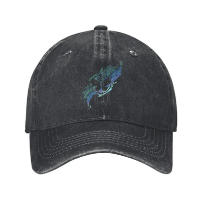 Tomorrowland Music Festival Washed Denim Baseball Cap Hat
