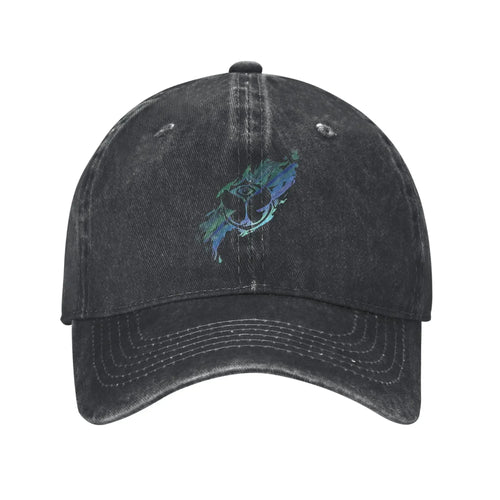 Tomorrowland Music Festival Washed Denim Baseball Cap Hat