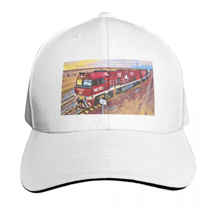 Ghan Train Australia Curved Brim Classic Baseball Cap