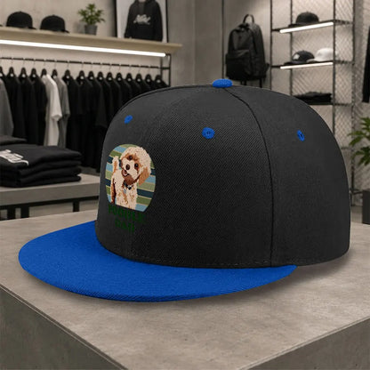 New Poodle Print Unisex All Match Cap