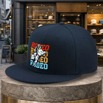 Rodeo Bull Riding Snapback Cap