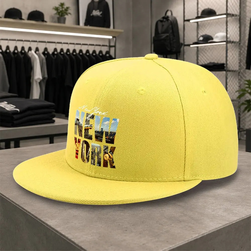New York City Scenery Casual Snapback Cap