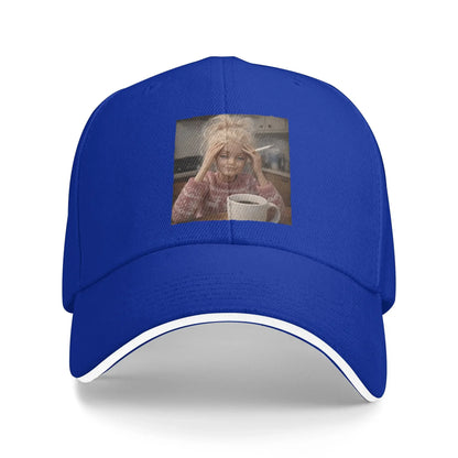 Distressed Doll Sarcasm Meme Retro Baseball Cap