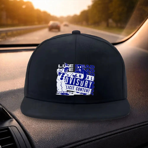 Clown Ghost Graphic Snapback Cap
