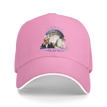 Daddy Worldwide Pitbull Triple Portrait Y2K Baseball Cap