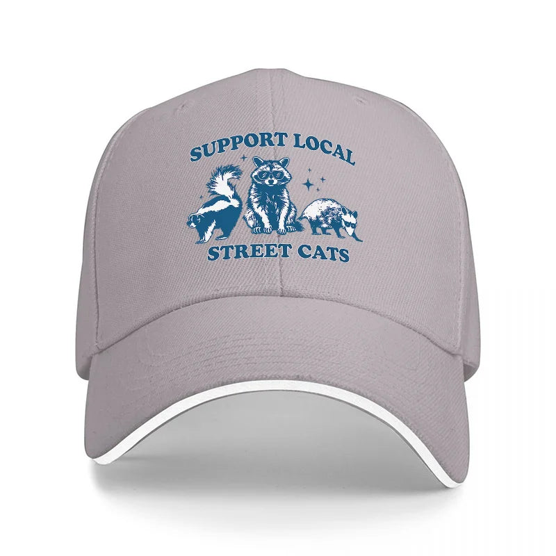 Support Local Street Cats Baseball Cap