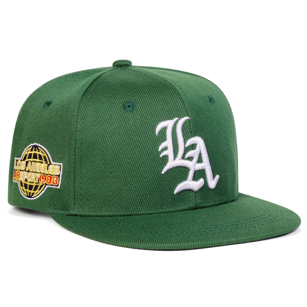 Unisex Gothic LA Embroidered Snapback Cap