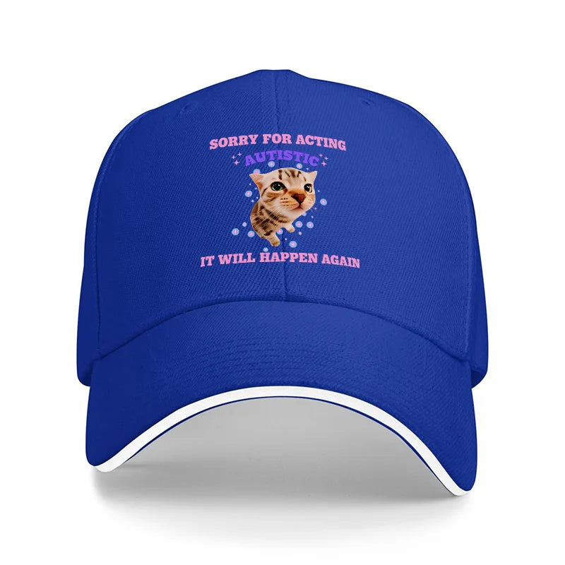 Funny Kitten Quote Baseball Cap