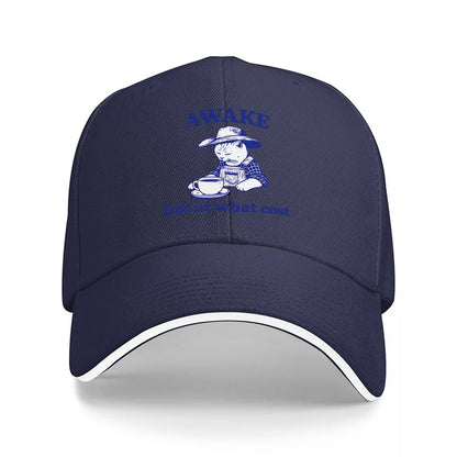 Awake But At What Cost Baseball Cap