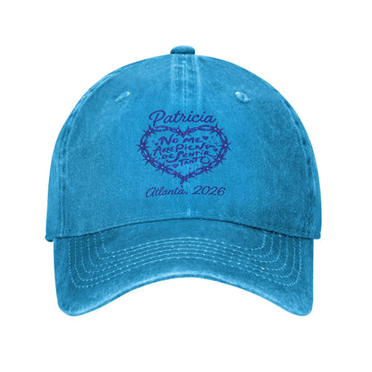 K-Karoled NMADST New Album Distressed Denim Baseball Cap