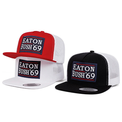 Eaton Bush 69 Embroidered Mesh Snapback Cap