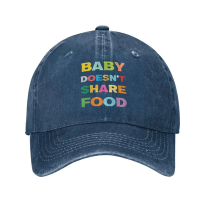 Baby Doesn't Share Food Vintage Baseball Cap