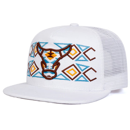 Ox Head Embroidery Outdoor Snapback Cap