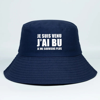 Funny French Festival Cotton Bucket Hat Unisex