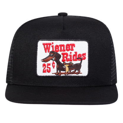 Shittles Embroidered Mesh Hip-Hop Snapback Cap