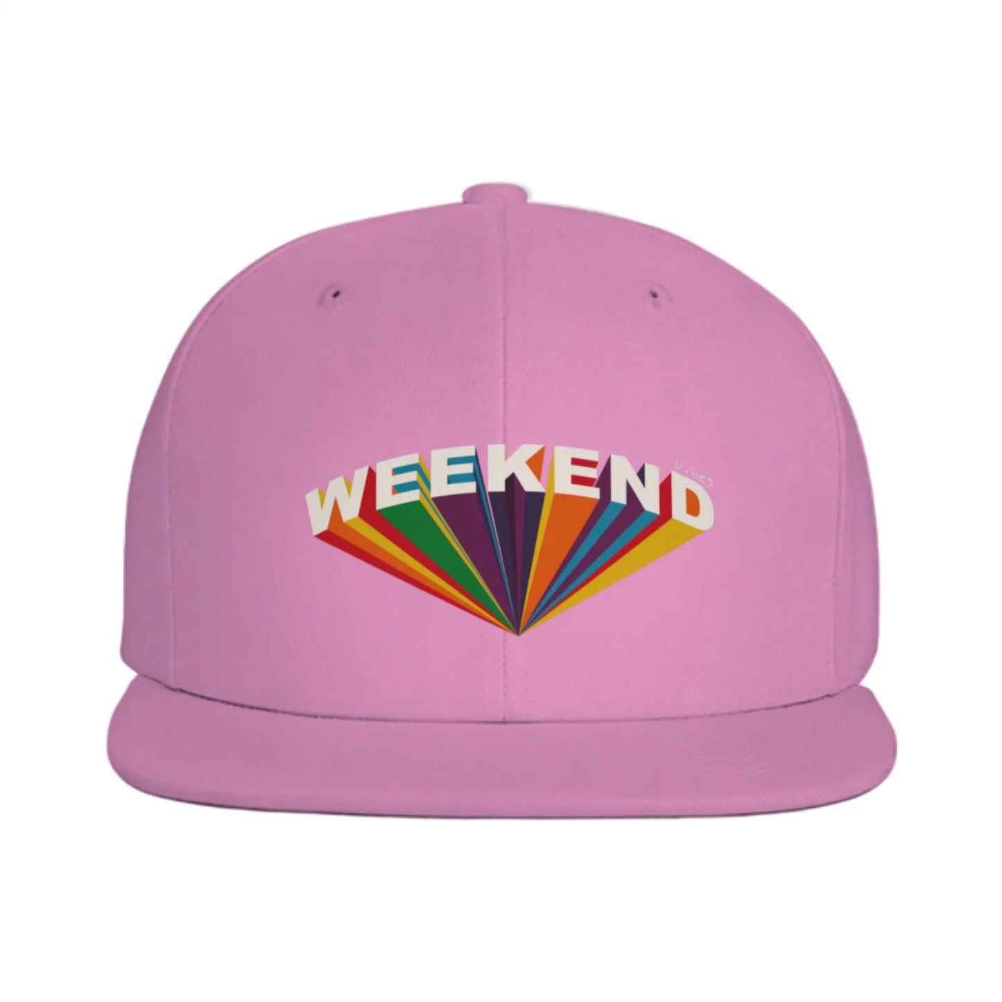 Weekend Rainbow Prism Snapback Cap Hat